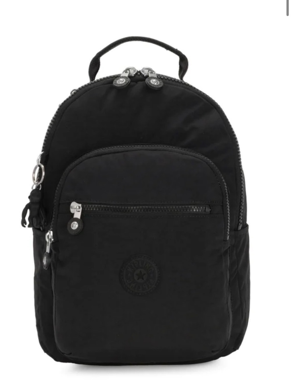 Kipling Black Small Padded Laptop Backpack
